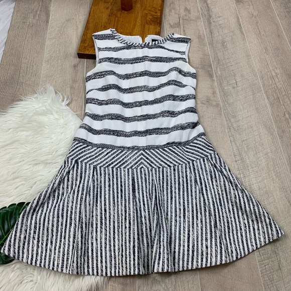 J. Crew Dresses & Skirts - J.Crew Striped Sleeveless Zip Fit & Flare Dress 4 J. Crew Dresses & Skirts - J.Crew Striped Sleeveless Zip Fit & Flare Dress 4